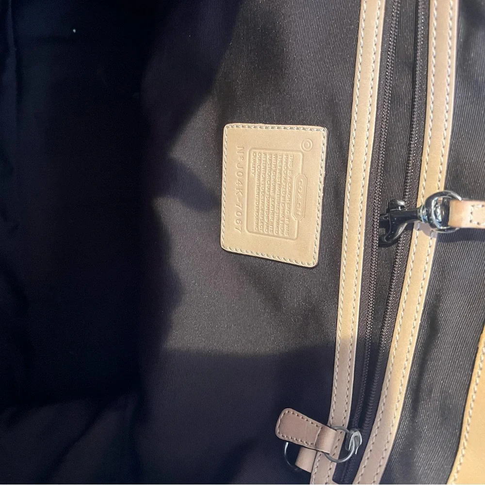 Coach Brown Signature Tote Bag - Picture 9 of 10